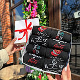 Найкращий комплект шкарпеток чоловічих високих демісезонних із креативним смішним принтом 40-45 8 пар для Br BAR, фото 9