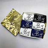 Набір шкарпеток чоловічих високих весна-осінь прикольних із веселим принтом Плани на день 40-45 6 пар для Br BAR, фото 2