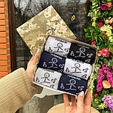 Набір шкарпеток чоловічих високих весна-осінь прикольних із веселим принтом Плани на день 40-45 6 пар для Br BAR, фото 7