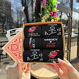 Шкарпетки чоловічі довгі демісезонні практичні якісні з класним принтом 40-45 6 пар для хлопців Br BAR, фото 3