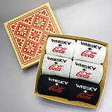 Набір шкарпеток чоловічих високих демісезонних класних із крутим принтом 40-45 6 пар у красивій Br BAR, фото 8