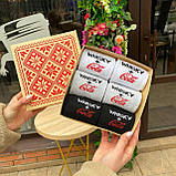 Набір шкарпеток чоловічих високих демісезонних класних із крутим принтом 40-45 6 пар у красивій Br BAR, фото 9