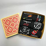 Подарунковий комплект шкарпеток чоловічих довгих демісезонних чорних зі смішними малюнками 40-45 6 пар у Br BAR, фото 6