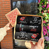 Шкарпетки чоловічі довгі демісезонні практичні якісні з класним принтом 40-45 6 пар для хлопців Br BAR, фото 9