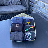 Тактичні зимові шкарпетки 6 пар у подарунковій коробці, Чоловічі теплі шкарпетки махрові повсякденні 41-45 Br BAR, фото 8