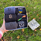 Тактичні зимові шкарпетки 6 пар у подарунковій коробці, Чоловічі теплі шкарпетки махрові повсякденні 41-45 Br BAR, фото 10