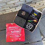 Набір термоносків чоловічих 6 пар у подарунковій коробці, шкарпетки чоловічі зимові подарунок парню ЗСУ Br BAR, фото 8