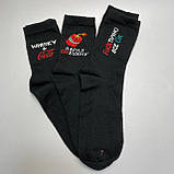 Комплект шкарпеток чоловічих довгих весна-осінь модних чорних із веселим класним принтом 40-45 6 пар для Br BAR, фото 2