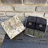 Набір термоносків чоловічих 6 пар у подарунковій коробці, шкарпетки чоловічі зимові подарунок парню ЗСУ Br BAR, фото 9