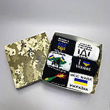 Набір високих чоловічих шкарпеток із патріотичним принтом для чоловіків, шкарпетки в подарунковому боксі 6 Br BAR, фото 8