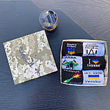 Набір високих чоловічих шкарпеток із патріотичним принтом для чоловіків, шкарпетки в подарунковому боксі 6 Br BAR, фото 7