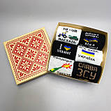 Набір високих чоловічих шкарпеток із патріотичним принтом для чоловіків, шкарпетки в подарунковому боксі 6 Br BAR, фото 4