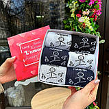 Бокс шкарпеток чоловічих високих весна-осінь стильних із кумедним принтом 40-45 6 пар класна ідея на Br BAR, фото 6