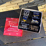 Набір чоловічих стильних креативних шкарпеток на 6 пар 40-45 з патріотичним принтом на подарунок для Br BAR, фото 3