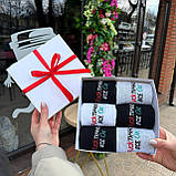 Крутий набір шкарпеток чоловічих високих демісезонних з веселим акцентом 40-45 6 шт на креативний подарунок Br BAR, фото 5