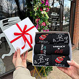 Прикольний набір шкарпеток чоловічих довгих весна осінь із веселим принтом 6 пар 36-41 у святковому Br BAR, фото 9