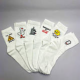 Прикольний набір шкарпеток чоловічих довгих весна осінь із веселим принтом 6 пар 36-41 у святковому Br BAR, фото 5