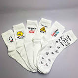 Подарунковий бокс шкарпеток чоловічих довгих практичних якісних весна-осінь із класним принтом 40-45 6 пар Br BAR, фото 2