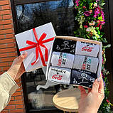 Чоловічий подарунковий бокс шкарпеток на 6 пар 40-45 р різнобарвні, демісезонні весна-осінь трикотажні та Br BAR, фото 6