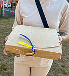 Бокс шкарпеток жіночих високих, коротких демісезонних з патріотичним акцентом 10 шт 36-41 у подарунковій Br BAR, фото 3