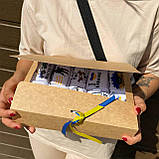 Бокс шкарпеток жіночих високих, коротких демісезонних з патріотичним акцентом 10 шт 36-41 у подарунковій Br BAR, фото 5