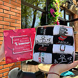 Бокс чоловічих шкарпеток довгих модних весна-осінь з яскравим класним акцентом 40-45 8 шт хлопцеві на Br BAR, фото 4