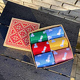 Шкарпетки чоловічі високі спортивні яскраві різнобарвні шкарпетки "Цюцерки" 40-45 р у наборі 6 пар Br BAR, фото 4