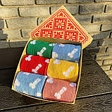 Шкарпетки чоловічі високі спортивні яскраві різнобарвні шкарпетки "Цюцерки" 40-45 р у наборі 6 пар Br BAR, фото 3