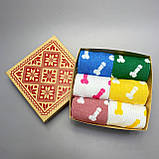 Подарунок чоловікові на свято набір шкарпеток 6 пар 40-45 р "Цюцюрки" прикольні подарунки парню, другу Br BAR, фото 7