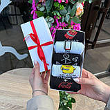 Комплект шкарпеток чоловічих високих повсякденних повсякденних якісних демісезонних прикольних 40-45 5 пар Br BAR, фото 7