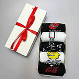 Комплект шкарпеток чоловічих високих повсякденних повсякденних якісних демісезонних прикольних 40-45 5 пар Br BAR, фото 4