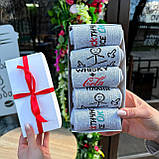 Набір шкарпеток чоловічих довгих демісезонних однотонних оригінальних з кумедним принтом 40-45 5 пар на Br BAR, фото 5