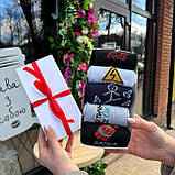 Найкращий бокс шкарпеток чоловічих довгих весна-осінь із креативним веселим дизайном 40-45 5 пар у Br BAR, фото 8