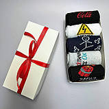 Найкращий бокс шкарпеток чоловічих довгих весна-осінь із креативним веселим дизайном 40-45 5 пар у Br BAR, фото 9