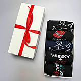 Бокс шкарпеток чоловічих довгих модних весна-осінь із приколом 40-45 5 пар на креативний гарний подарунок Br BAR, фото 4