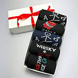 Бокс шкарпеток чоловічих довгих модних весна-осінь із приколом 40-45 5 пар на креативний гарний подарунок Br BAR, фото 7