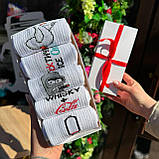 Бокс шкарпеток чоловічих довгих модних весна-осінь із приколом 40-45 5 пар на креативний гарний подарунок Br BAR, фото 8