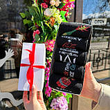 Шкарпетки чоловічі високі повсякденні повсякденні трикотажні весна осінь із прикольним дизайном 40-45 5 шт Br BAR, фото 6