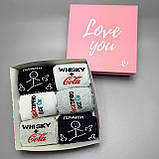 Класний комплект шкарпеток чоловічих високих демісезонних з крутим дизайном 40-45 6 пар на подарунок хлопцю Br BAR, фото 9