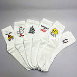 Набір шкарпеток чоловічих довгих весна-осінь із креативними веселими малюнками 40-45 6 пар у подарунковій Br BAR, фото 4