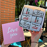 Подарунковий комплект шкарпеток чоловічих високих весна-осінь із кумедним дизайном 40-45 6 пар у красивій Br BAR, фото 3