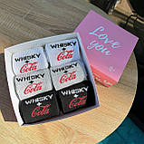 Бокс шкарпеток чоловічих довгих демісезонних бавовняних з кумедним оригінальним написом 40-45 6 шт в Br BAR, фото 8