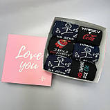 Набір шкарпеток чоловічих довгих демісезонних з крутим кумедним дизайном 40-45 6 пар на прикольний Br BAR, фото 7