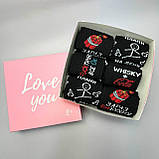 Комплект шкарпеток для хлопця високих практичних весна-осінь з оригінальним прикольним принтом 40-45 6 пар Br BAR, фото 4