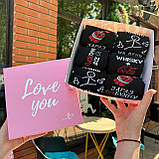 Комплект шкарпеток для хлопця високих практичних весна-осінь з оригінальним прикольним принтом 40-45 6 пар Br BAR, фото 5