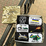 Патріотичний бокс шкарпеток чоловічих високих демісезонних демісезонних бавовняних 6 пар 40-45 у Br BAR, фото 6