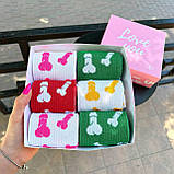 Набір шкарпеток чоловічих високих кольорових демісезонних з веселим креативним принтом 40-45 6 шт у Br BAR, фото 6