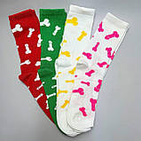 Набір шкарпеток чоловічих високих кольорових демісезонних з веселим креативним принтом 40-45 6 шт у Br BAR, фото 5