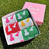 Набір шкарпеток чоловічих високих кольорових демісезонних з веселим креативним принтом 40-45 6 шт у Br BAR, фото 8