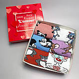 Бокс високих жіночих шкарпеток на 6 пар 36-41 р зі смішним принтом якісні, демісезонні та м'які молодіжні Br BAR, фото 7